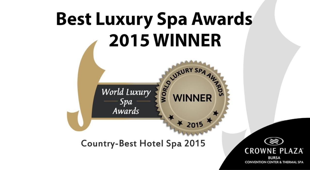 Crowne Plaza Bursa Convention Center & Thermal Spa By Ihg Exterior foto World Luxury Spa Awards 2015